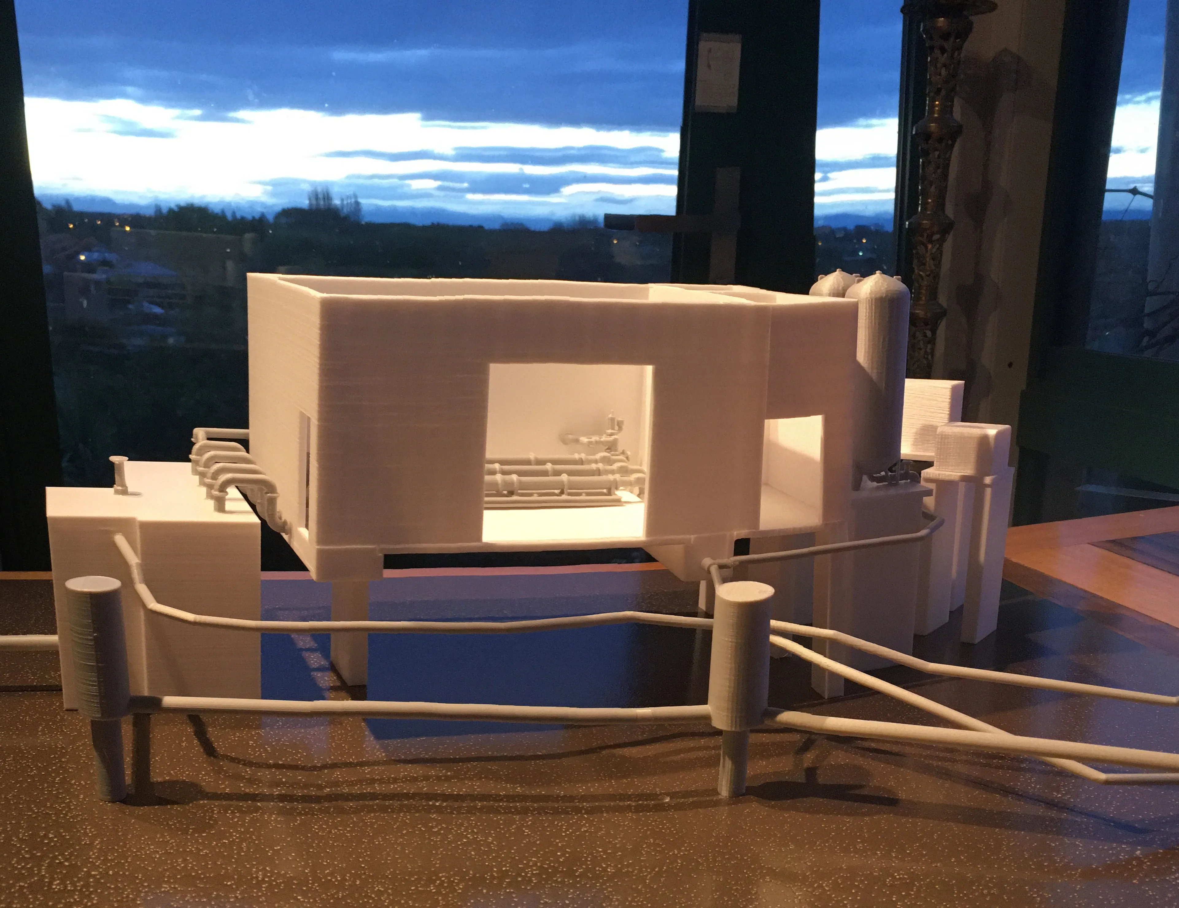 A maket / maquette  model for Fulton Hogan- Image copyright 3D Print Christchurch