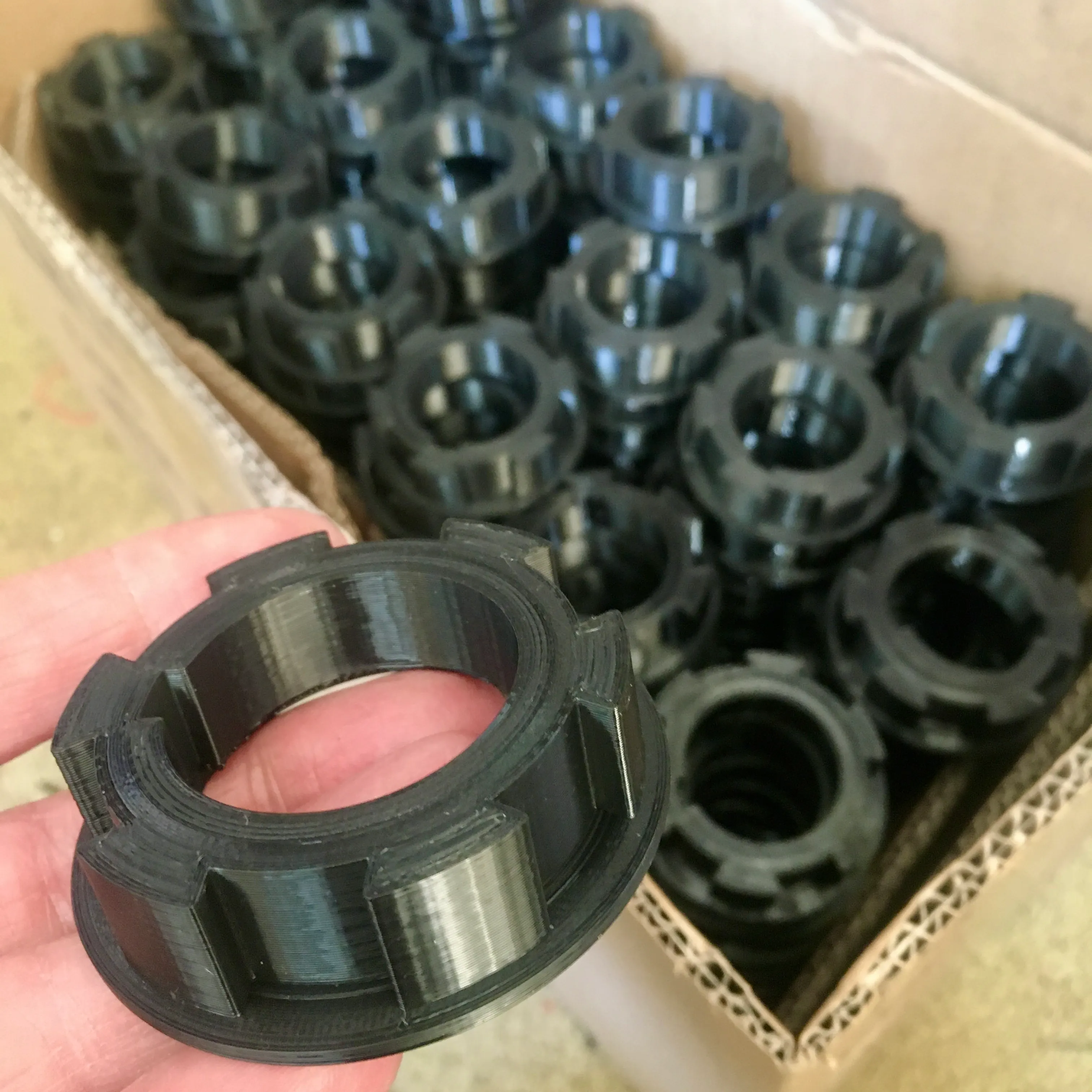 Mechanical wheels designed and produced by us. Image copyright 3D Print Christchurch